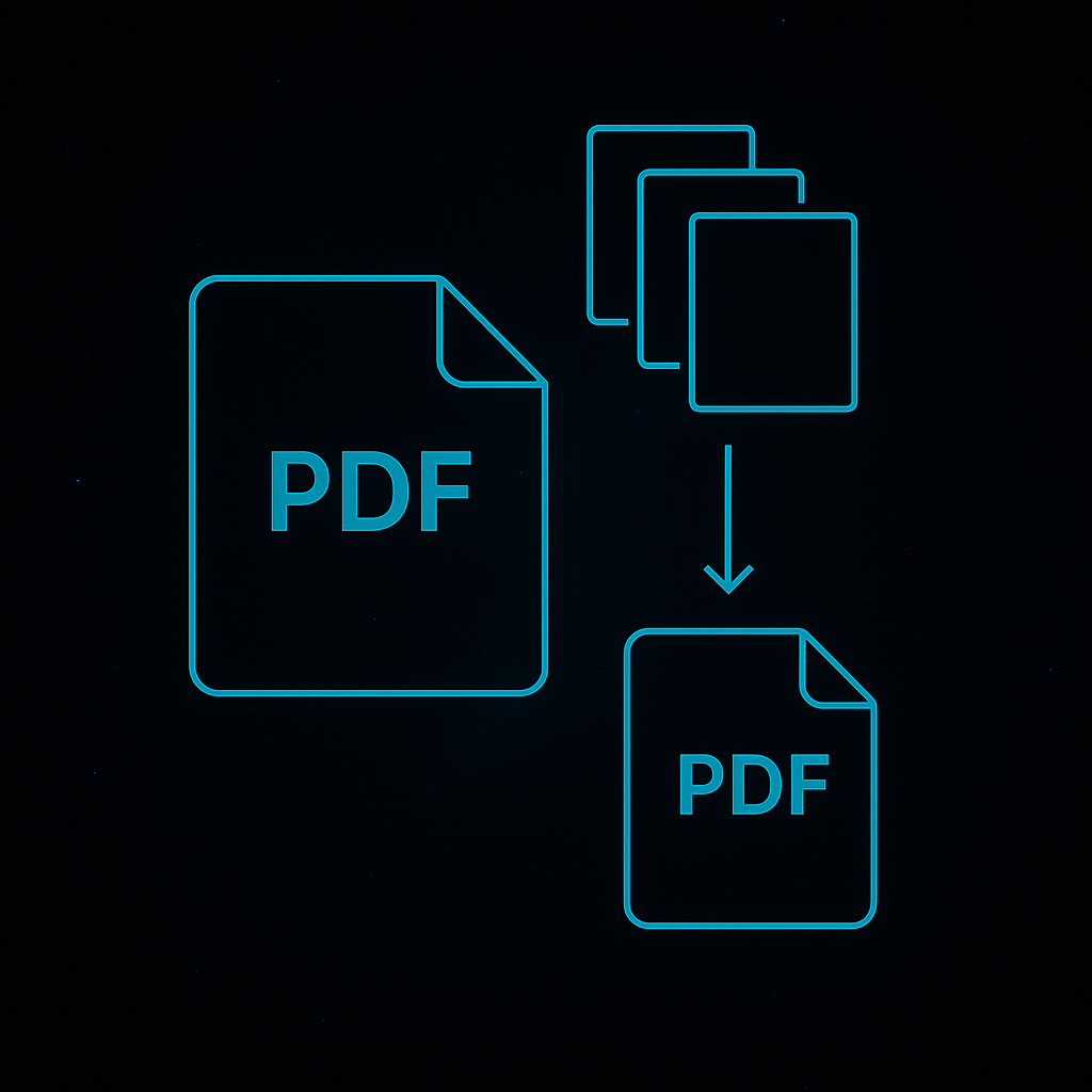 Infographic illustrating the process to extract PDF pages online efficiently.