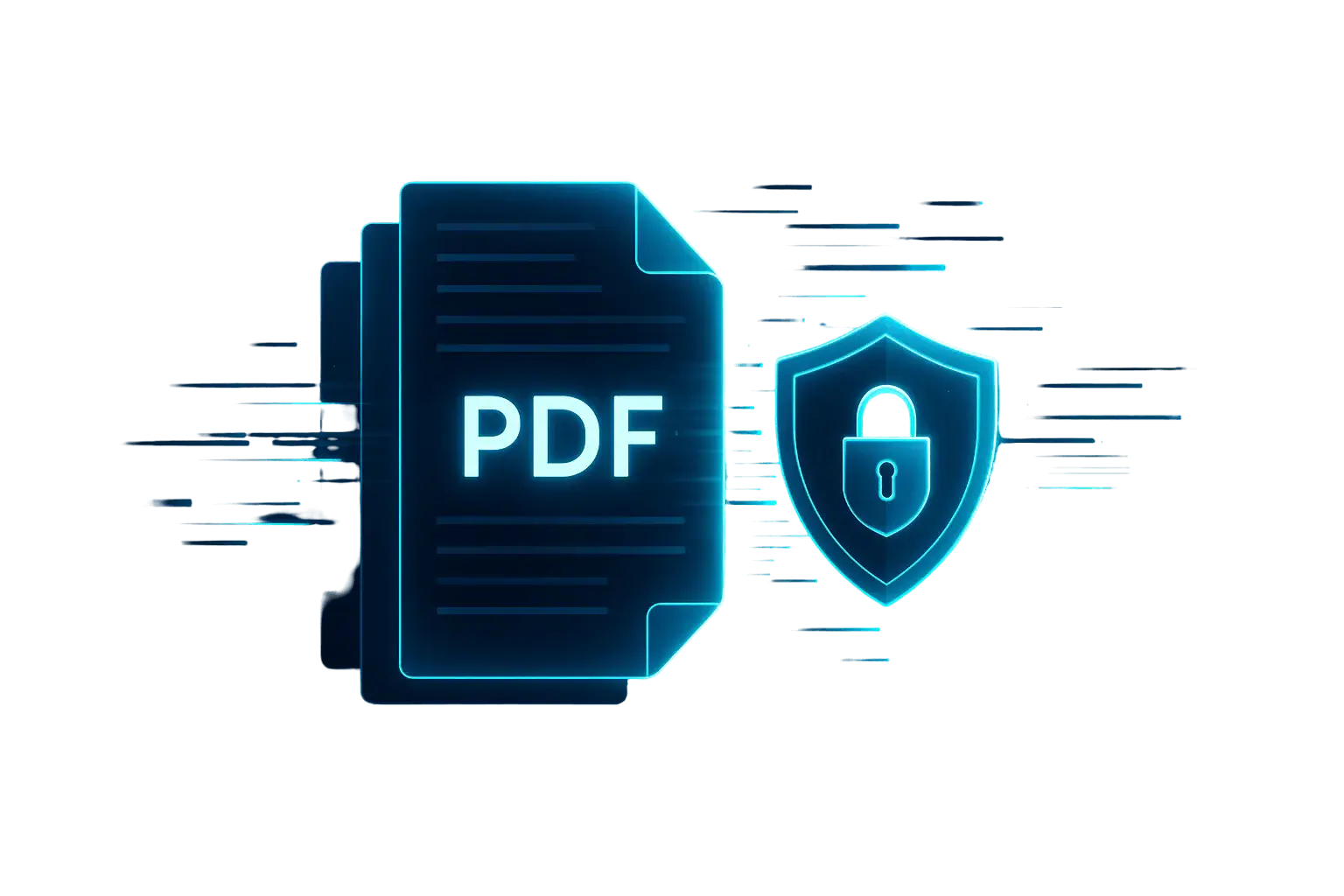 An animated interface showing how simple it is to select and delete pages from a PDF.