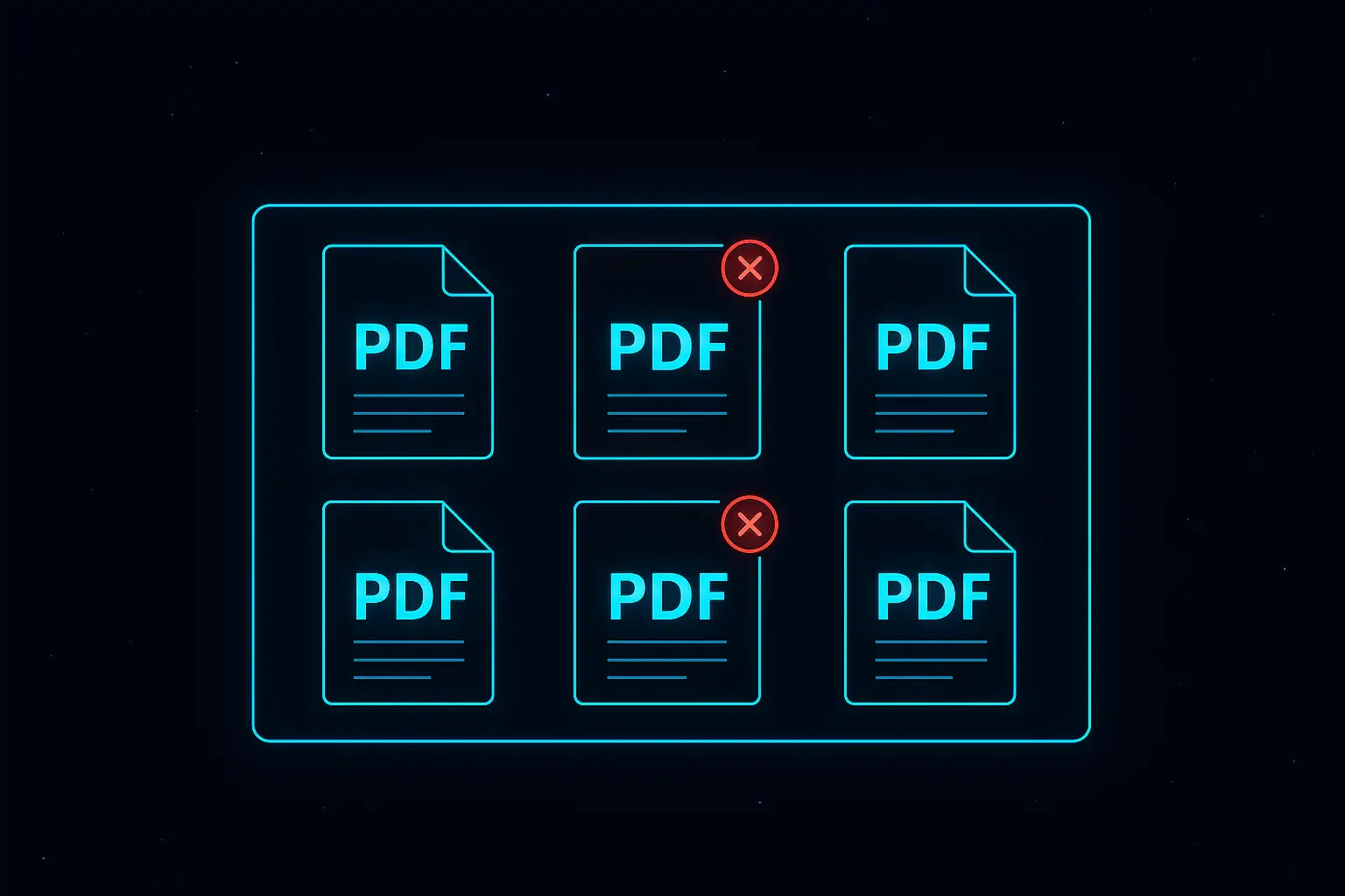 Selecting individual PDF pages for removal by clicking thumbnails in the online tool.