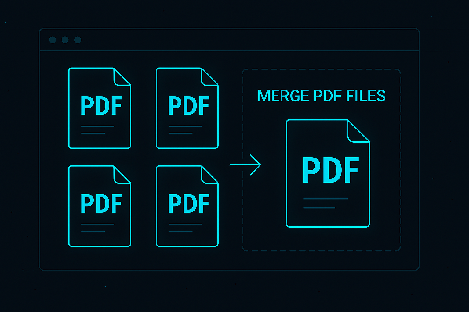 Uploading multiple PDF files for online merging