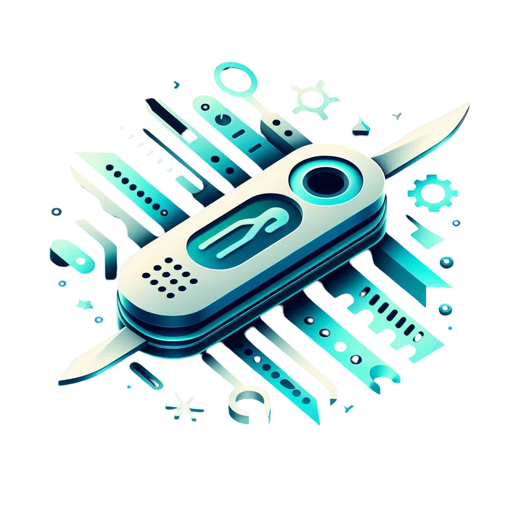 A Swiss Army knife icon symbolizing that Space PDF is a versatile, all-in-one toolkit with every PDF tool a user might need.